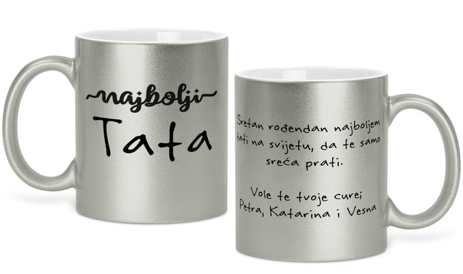 foto šalica: Sretan rođendan Tata