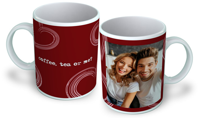 foto šalica: coffee, tea or me?