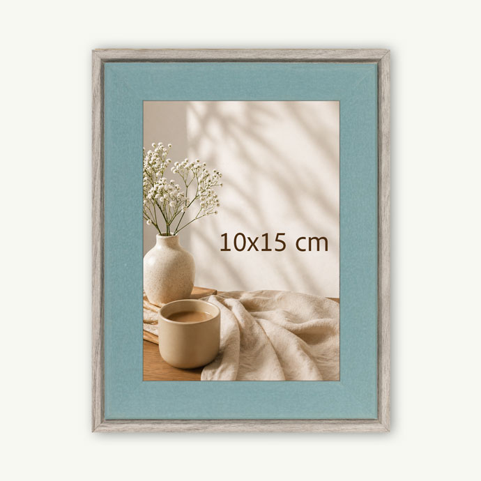 Okvir Drveni Plavi 10x15