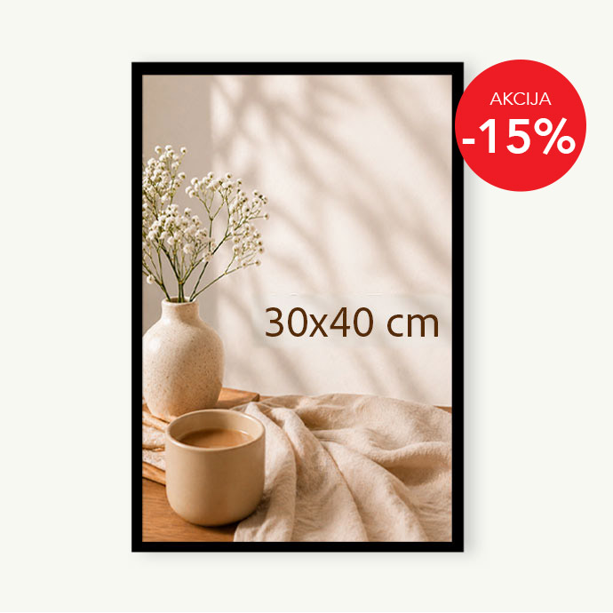 Okvir Crni 30x40